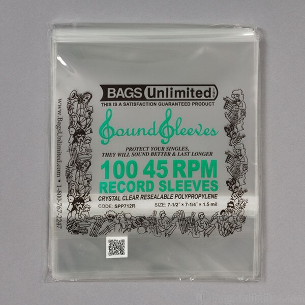 45 Record OUTER Sleeve with Resealb